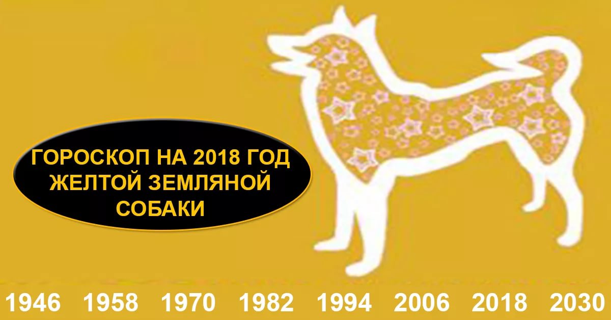Гороскоп на 2018 год желтой земляной собаки для всех знаков зодиака