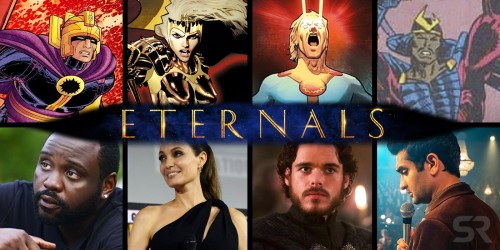 Концепт-постер «Вечные» представляет Могущественных Небожителей Marvel