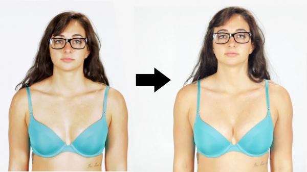 Как зрительно увеличить грудь?