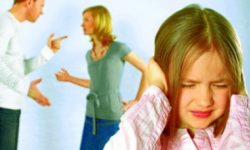 Негативное влияние ссор родителей на детей